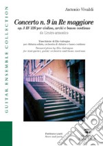 Concerto n. 9 in Re maggiore op.3 RV230. Partitura libro