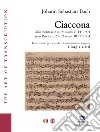 Ciaccona libro di Bach Johann Sebastian