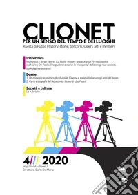 Clionet. Per un senso del tempo e dei luoghi (2020). Vol. 4 libro