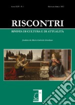 Riscontri. Rivista di cultura e di attualità (2022). Vol. 1: gennaio-aprile libro