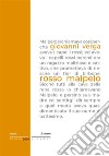 Rosso Malpelo libro