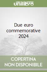 Due euro commemorative 2024 libro