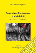 Omicidio a Fonterossa e altri delitti libro