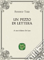 Un pezzo di lettera libro