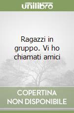 Ragazzi in gruppo. Vi ho chiamati amici libro