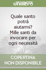 Quale santo potrà aiutarmi? Mille santi da invocare per ogni necessità libro