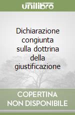 Dichiarazione congiunta sulla dottrina della giustificazione libro