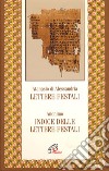 Lettere festali. Indice delle lettere festali libro