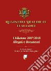 Registro araldico italiano. I Edizione 2007-2018. Vol. 2: Allegati e documenti libro di Pasquini Sebastiano