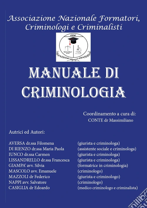Manuale di criminologia
