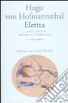 Elettra. Testo tedesco a fronte libro