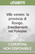 Ville venete: la provincia di Rovigo. Insediamenti nel Polesine