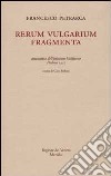 Rerum vulgarium fragmenta (rist. anast. Padova, 1472) libro