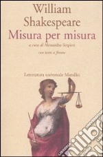 Misura per misura. Testo inglese a fronte libro