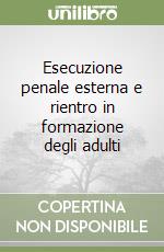 Esecuzione penale esterna e rientro in formazione degli adulti