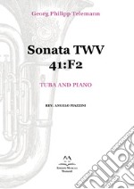 Sonata TWV 41:F2. Tuba and piano. Spartito libro