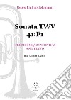 Sonata TWV 41:F1. Trombone/euphonium and piano. Spartito libro