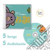 In the jungle. 5 songs + 5 audiobooks libro