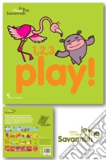 1,2,3 play! Learn with Mummy in the savannah. Ediz. a colori libro