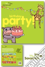 Birthday Party! Learn with Mummy in the savannah. Ediz. a colori libro