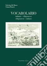 Vocabolario italiano-villapianese, villapianese-italiano libro