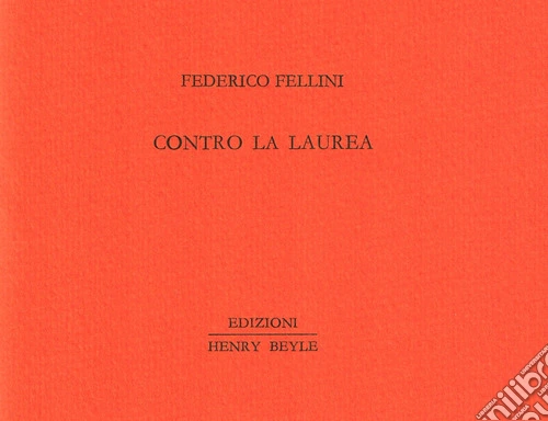 Contro la laurea