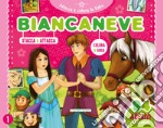 Biancaneve. Attacca e colora le fiabe. Con adesivi. Ediz. a colori libro