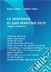 Le sentenze di San Martino 2019. Primo commento libro