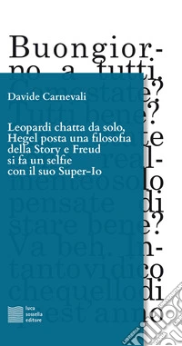 Leopardi chatta da solo