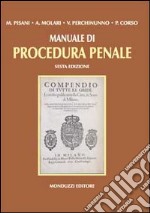 Manuale di procedura penale libro