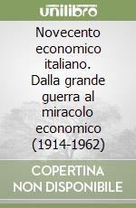 Novecento economico italiano. Dalla grande guerra al miracolo economico (1914-1962)