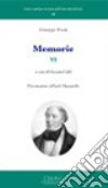 Memorie. Vol. 4 libro di Frank Giuseppe Galli G. (cur.)