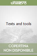 Texts and tools libro