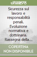 Sicurezza sul lavoro e responsabilità penali. Evoluzione normativa e dottrinaria. Rassegna della giurisprudenziale. Atti di polizia giudiziaria libro