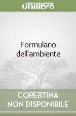 Formulario dell'ambiente libro