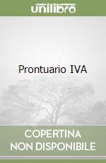 Prontuario IVA libro