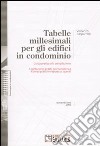 Tabelle millesimali per gli edifici in condominio. Guida pratica alla compilazione. Legislazione, prassi, giurisprudenza. Esempi pratici e risposte ai quesiti libro