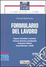 Formulario del lavoro. Con CD-ROM libro