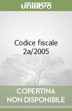 Codice fiscale 2a/2005 libro