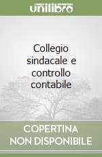 Collegio sindacale e controllo contabile libro