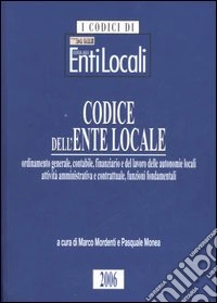 Codice dell'ente locale libro