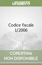 Codice fiscale 1/2006 libro