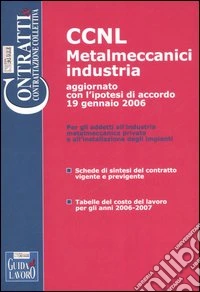 CCNL metalmeccanici industria libro