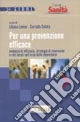 Per una prevenzione efficace