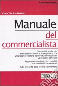 Manuale del commercialista libro