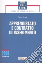 Apprendistato e contratto di inserimento libro