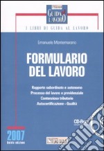 Formulario del lavoro. Con CD-ROM libro