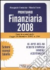 Prontuario Finanziaria 2008 libro