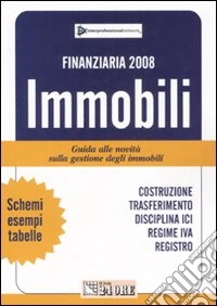 Finanziaria 2008. Immobili libro