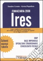 Finanziaria 2008. IRES libro